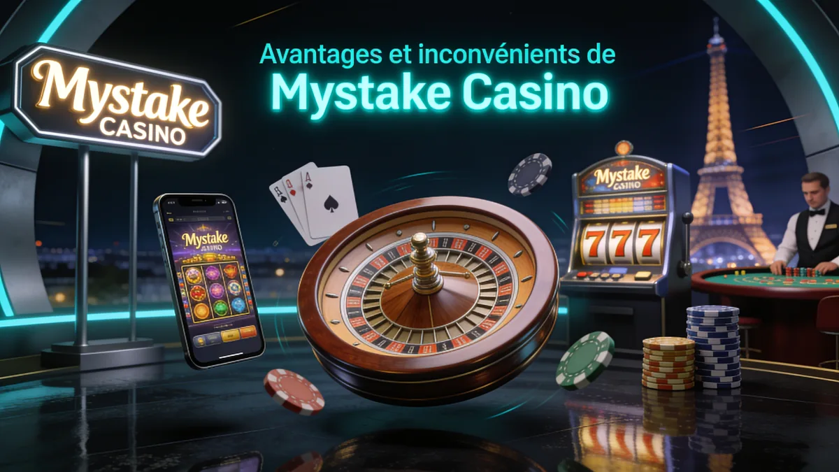 Avantages et inconvénients de Mystake Casino : guide mystake casino pour les joueurs en France